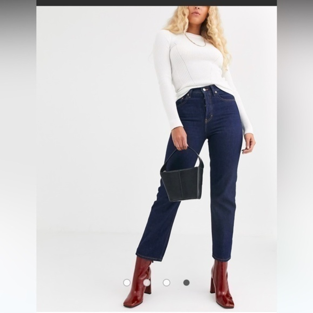 Topshop Tally Crop Jeans W25 L32